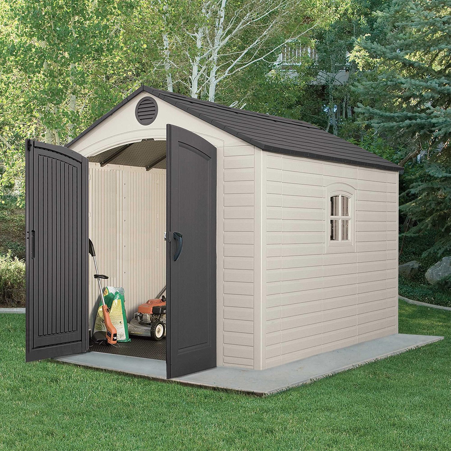 Easy shed base : Best image Lifetime outdoor storage shed